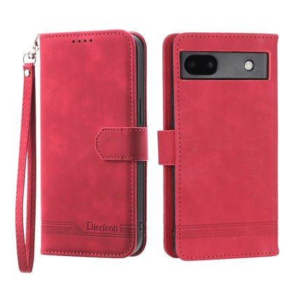 Dierfeng Dream Line TPU + PU Leather Phone Case, For Google Pixel 6, For Google Pixel 6 Pro, For Google Pixel 6a, For Google Pixel 7, For Google Pixel 7 Pro, For Google Pixel 7a