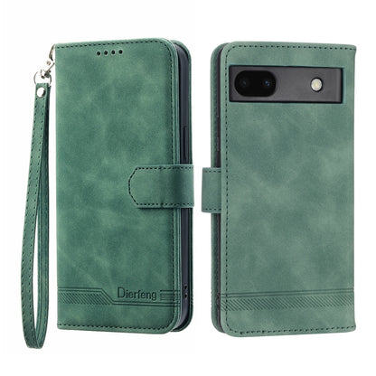 Dierfeng Dream Line TPU + PU Leather Phone Case, For Google Pixel 6, For Google Pixel 6 Pro, For Google Pixel 6a, For Google Pixel 7, For Google Pixel 7 Pro, For Google Pixel 7a