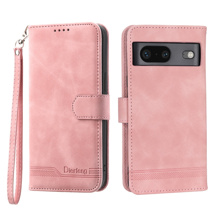 Dierfeng Dream Line TPU + PU Leather Phone Case, For Google Pixel 6, For Google Pixel 6 Pro, For Google Pixel 6a, For Google Pixel 7, For Google Pixel 7 Pro, For Google Pixel 7a