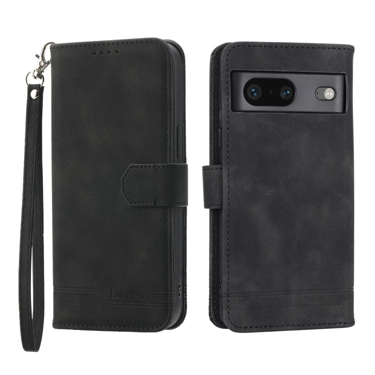 Dierfeng Dream Line TPU + PU Leather Phone Case, For Google Pixel 6, For Google Pixel 6 Pro, For Google Pixel 6a, For Google Pixel 7, For Google Pixel 7 Pro, For Google Pixel 7a