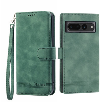 Dierfeng Dream Line TPU + PU Leather Phone Case, For Google Pixel 6, For Google Pixel 6 Pro, For Google Pixel 6a, For Google Pixel 7, For Google Pixel 7 Pro, For Google Pixel 7a