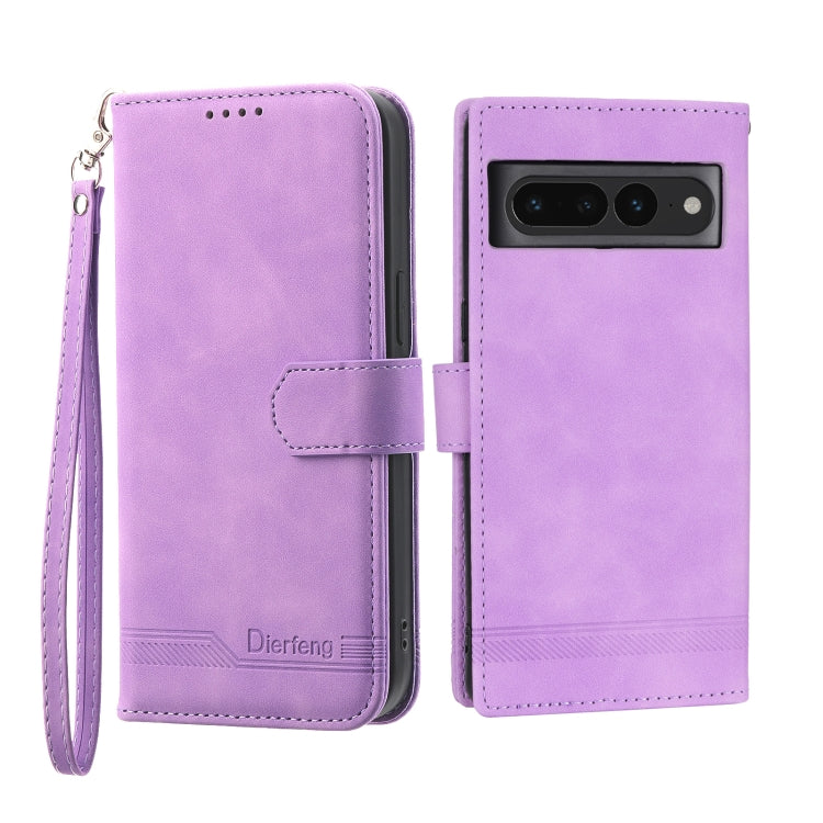 Dierfeng Dream Line TPU + PU Leather Phone Case, For Google Pixel 6, For Google Pixel 6 Pro, For Google Pixel 6a, For Google Pixel 7, For Google Pixel 7 Pro, For Google Pixel 7a