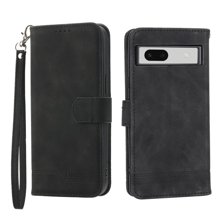 Dierfeng Dream Line TPU + PU Leather Phone Case, For Google Pixel 6, For Google Pixel 6 Pro, For Google Pixel 6a, For Google Pixel 7, For Google Pixel 7 Pro, For Google Pixel 7a