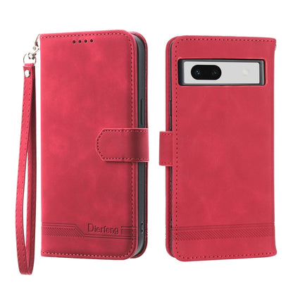 Dierfeng Dream Line TPU + PU Leather Phone Case, For Google Pixel 6, For Google Pixel 6 Pro, For Google Pixel 6a, For Google Pixel 7, For Google Pixel 7 Pro, For Google Pixel 7a