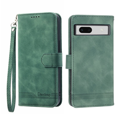 Dierfeng Dream Line TPU + PU Leather Phone Case, For Google Pixel 6, For Google Pixel 6 Pro, For Google Pixel 6a, For Google Pixel 7, For Google Pixel 7 Pro, For Google Pixel 7a