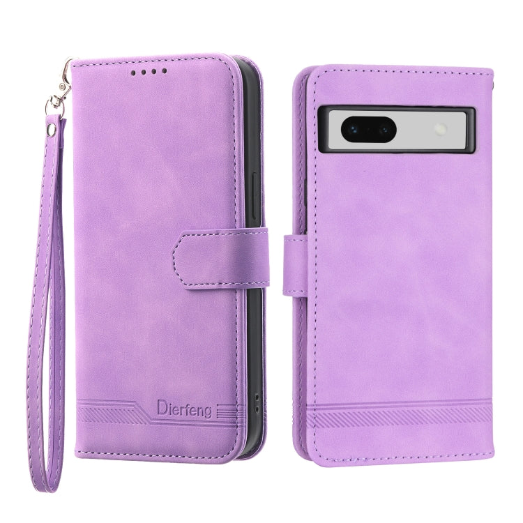 Dierfeng Dream Line TPU + PU Leather Phone Case, For Google Pixel 6, For Google Pixel 6 Pro, For Google Pixel 6a, For Google Pixel 7, For Google Pixel 7 Pro, For Google Pixel 7a