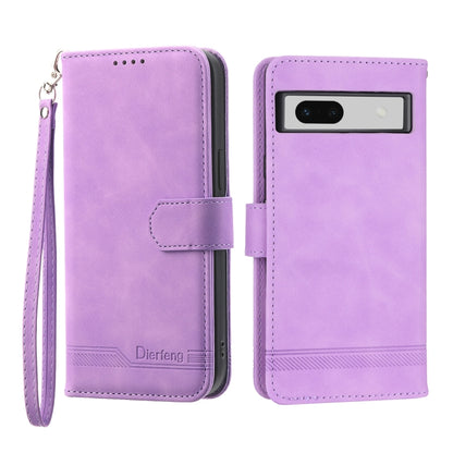 Dierfeng Dream Line TPU + PU Leather Phone Case, For Google Pixel 6, For Google Pixel 6 Pro, For Google Pixel 6a, For Google Pixel 7, For Google Pixel 7 Pro, For Google Pixel 7a