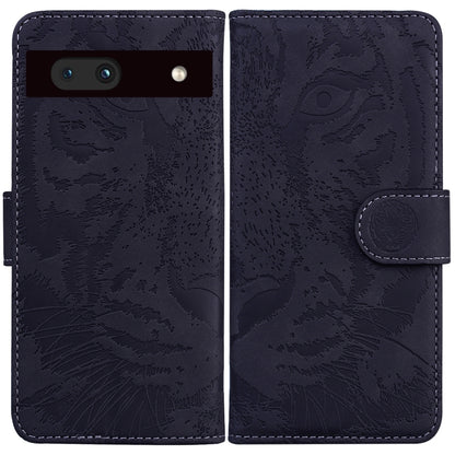 Tiger Embossing Pattern Flip Leather Phone Case, For Google Pixel 7a, For Samsung Galaxy A34 5G, For Samsung Galaxy A54 5G, For Infinix Hot 20 Play, For OPPO A58, For Tecno Pova 4 Pro