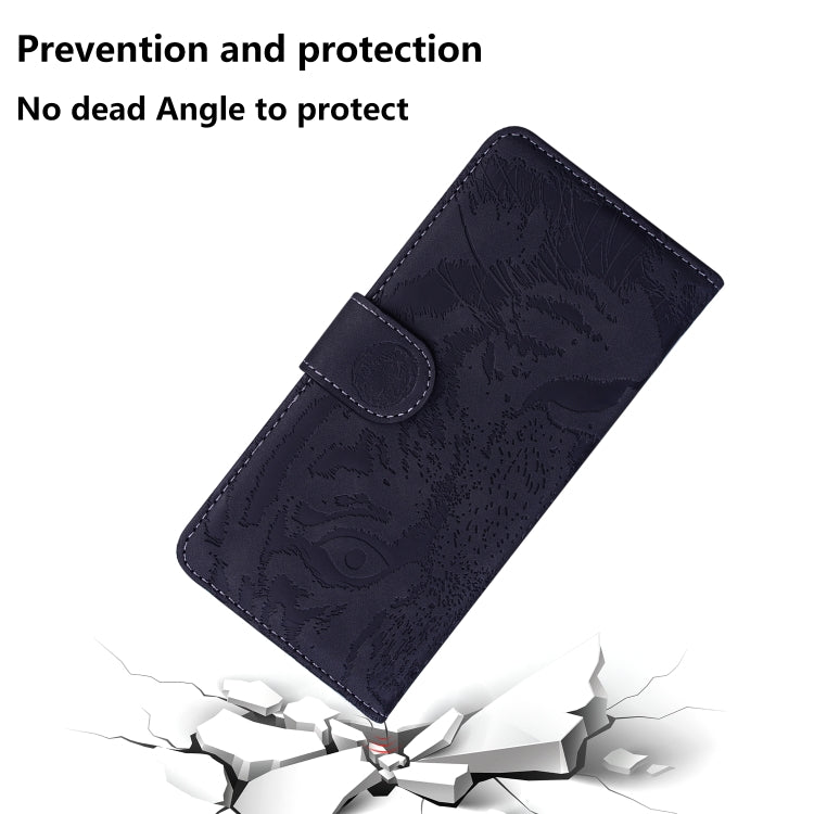Tiger Embossing Pattern Flip Leather Phone Case, For Google Pixel 7a, For Samsung Galaxy A34 5G, For Samsung Galaxy A54 5G, For Infinix Hot 20 Play, For OPPO A58, For Tecno Pova 4 Pro