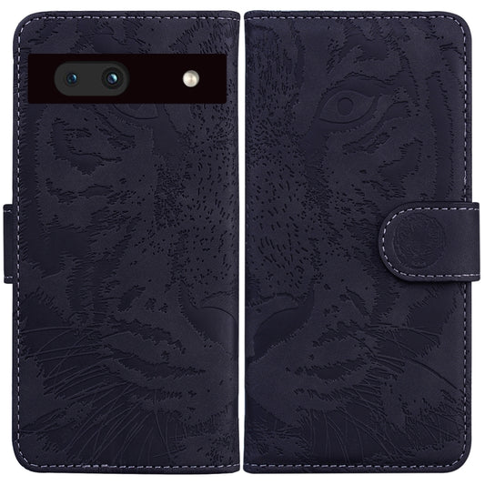 Tiger Embossing Pattern Flip Leather Phone Case, For Google Pixel 7a, For Samsung Galaxy A34 5G, For Samsung Galaxy A54 5G, For Infinix Hot 20 Play, For OPPO A58, For Tecno Pova 4 Pro
