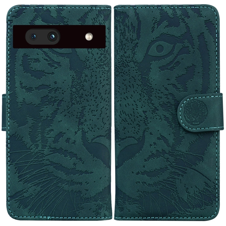 Tiger Embossing Pattern Flip Leather Phone Case, For Google Pixel 7a, For Samsung Galaxy A34 5G, For Samsung Galaxy A54 5G, For Infinix Hot 20 Play, For OPPO A58, For Tecno Pova 4 Pro