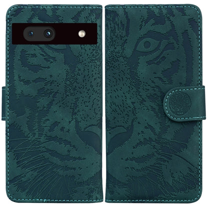 Tiger Embossing Pattern Flip Leather Phone Case, For Google Pixel 7a, For Samsung Galaxy A34 5G, For Samsung Galaxy A54 5G, For Infinix Hot 20 Play, For OPPO A58, For Tecno Pova 4 Pro