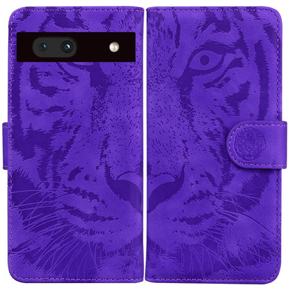 Tiger Embossing Pattern Flip Leather Phone Case, For Google Pixel 7a, For Samsung Galaxy A34 5G, For Samsung Galaxy A54 5G, For Infinix Hot 20 Play, For OPPO A58, For Tecno Pova 4 Pro