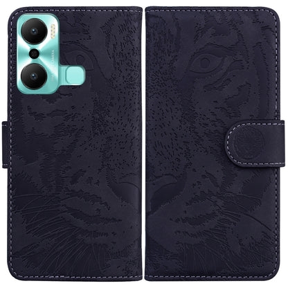 Tiger Embossing Pattern Flip Leather Phone Case, For Google Pixel 7a, For Samsung Galaxy A34 5G, For Samsung Galaxy A54 5G, For Infinix Hot 20 Play, For OPPO A58, For Tecno Pova 4 Pro
