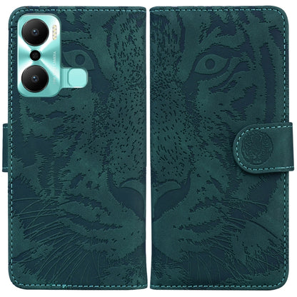 Tiger Embossing Pattern Flip Leather Phone Case, For Google Pixel 7a, For Samsung Galaxy A34 5G, For Samsung Galaxy A54 5G, For Infinix Hot 20 Play, For OPPO A58, For Tecno Pova 4 Pro