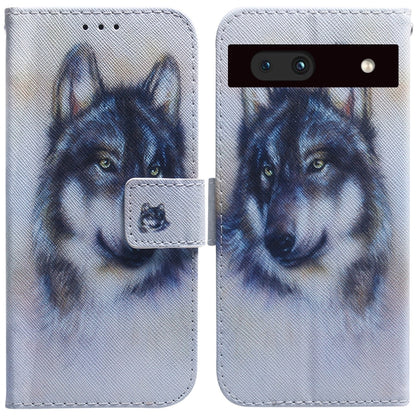 Coloured Drawing Flip Leather Phone Case, For Google Pixel 7a, For Infinix Hot 20 Play, For OPPO A58, For Tecno Pova 4 Pro, For Samsung Galaxy A34 5G, For Samsung Galaxy A54 5G