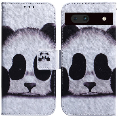 Coloured Drawing Flip Leather Phone Case, For Google Pixel 7a, For Infinix Hot 20 Play, For OPPO A58, For Tecno Pova 4 Pro, For Samsung Galaxy A34 5G, For Samsung Galaxy A54 5G