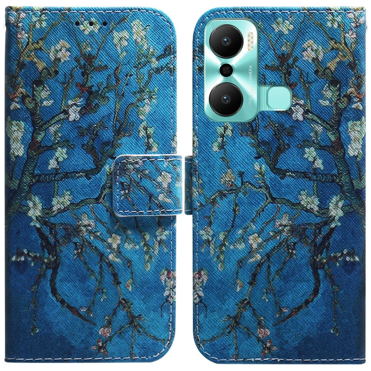 Coloured Drawing Flip Leather Phone Case, For Google Pixel 7a, For Infinix Hot 20 Play, For OPPO A58, For Tecno Pova 4 Pro, For Samsung Galaxy A34 5G, For Samsung Galaxy A54 5G
