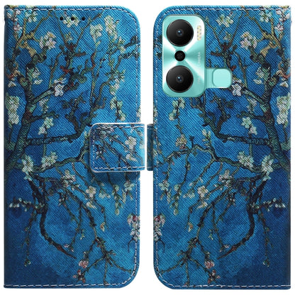 Coloured Drawing Flip Leather Phone Case, For Google Pixel 7a, For Infinix Hot 20 Play, For OPPO A58, For Tecno Pova 4 Pro, For Samsung Galaxy A34 5G, For Samsung Galaxy A54 5G