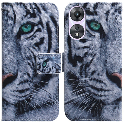 Coloured Drawing Flip Leather Phone Case, For Google Pixel 7a, For Infinix Hot 20 Play, For OPPO A58, For Tecno Pova 4 Pro, For Samsung Galaxy A34 5G, For Samsung Galaxy A54 5G