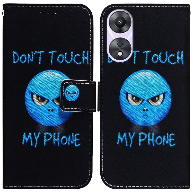 Coloured Drawing Flip Leather Phone Case, For Google Pixel 7a, For Infinix Hot 20 Play, For OPPO A58, For Tecno Pova 4 Pro, For Samsung Galaxy A34 5G, For Samsung Galaxy A54 5G