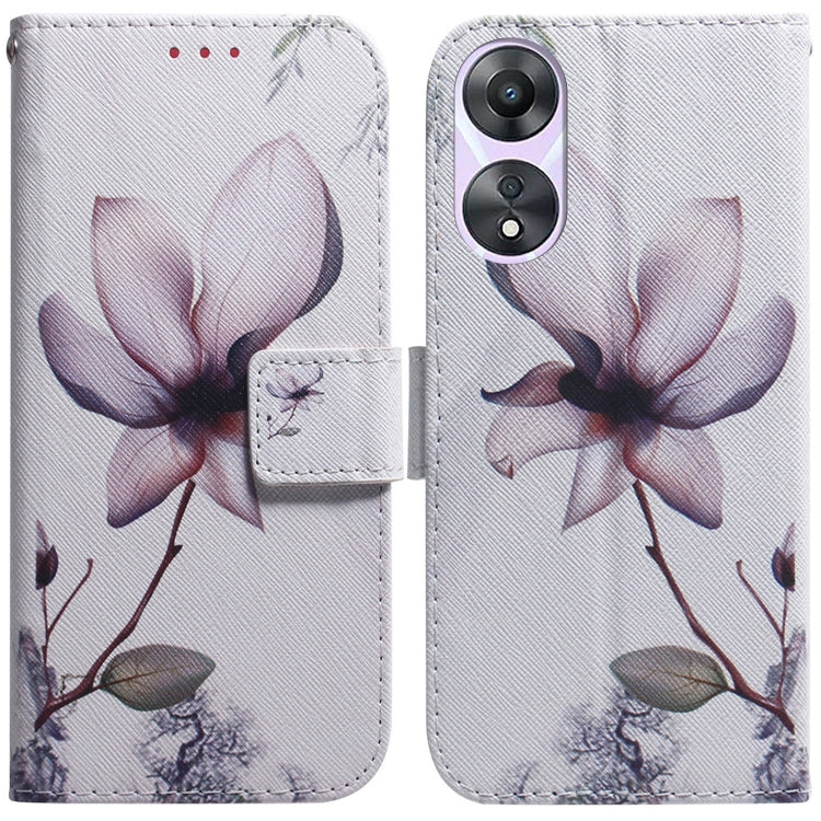 Coloured Drawing Flip Leather Phone Case, For Google Pixel 7a, For Infinix Hot 20 Play, For OPPO A58, For Tecno Pova 4 Pro, For Samsung Galaxy A34 5G, For Samsung Galaxy A54 5G