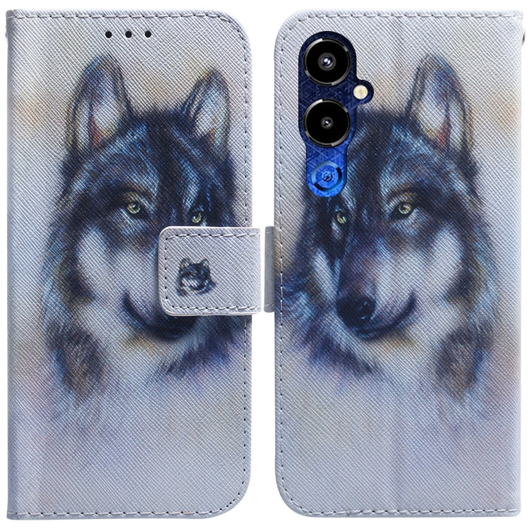 Coloured Drawing Flip Leather Phone Case, For Google Pixel 7a, For Infinix Hot 20 Play, For OPPO A58, For Tecno Pova 4 Pro, For Samsung Galaxy A34 5G, For Samsung Galaxy A54 5G