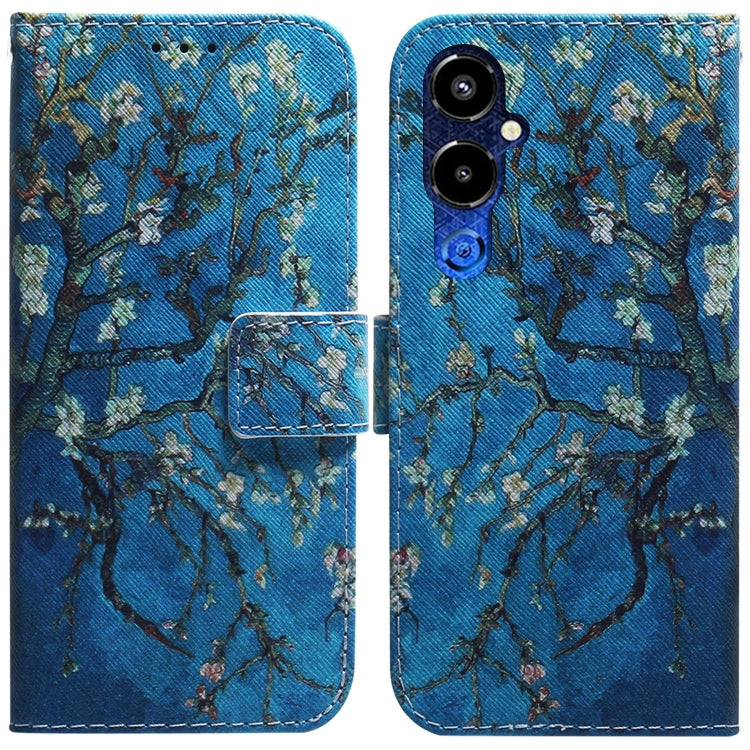 Coloured Drawing Flip Leather Phone Case, For Google Pixel 7a, For Infinix Hot 20 Play, For OPPO A58, For Tecno Pova 4 Pro, For Samsung Galaxy A34 5G, For Samsung Galaxy A54 5G