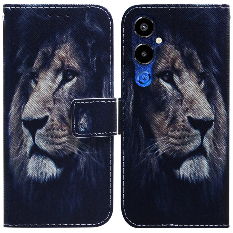 Coloured Drawing Flip Leather Phone Case, For Google Pixel 7a, For Infinix Hot 20 Play, For OPPO A58, For Tecno Pova 4 Pro, For Samsung Galaxy A34 5G, For Samsung Galaxy A54 5G