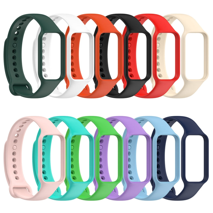 Solid Color Silicone Integrated Watch Band, For Redmi Band 2