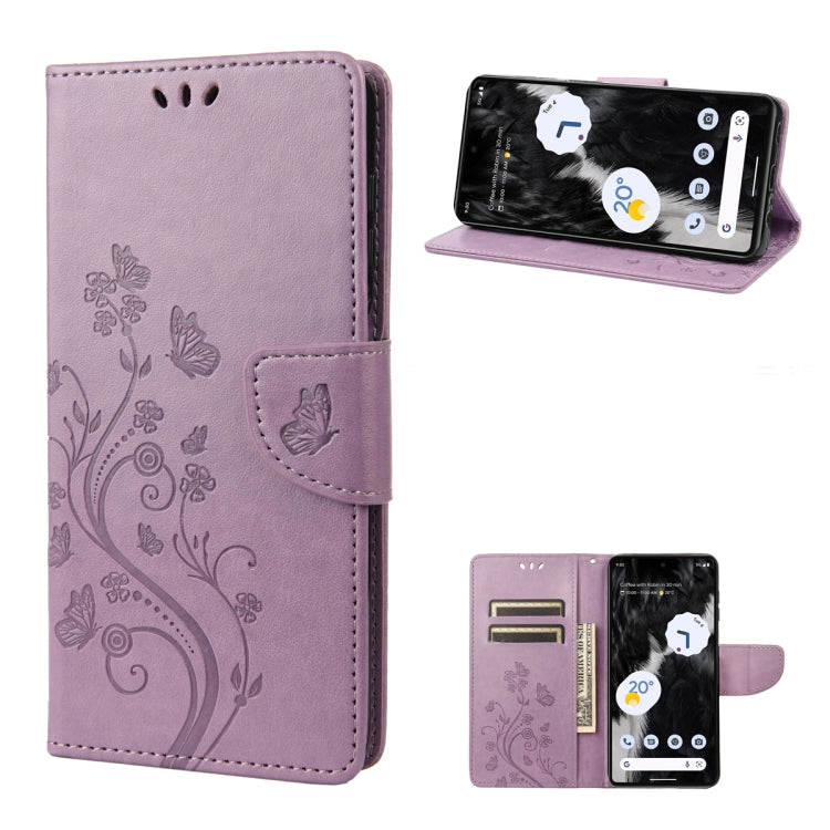 Butterfly Flower Pattern Flip Leather Phone Case, For Google Pixel 7a, For Samsung Galaxy S23 5G, For Samsung Galaxy S23+ 5G, For Samsung Galaxy S23 Ultra 5G