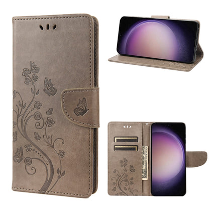 Butterfly Flower Pattern Flip Leather Phone Case, For Google Pixel 7a, For Samsung Galaxy S23 5G, For Samsung Galaxy S23+ 5G, For Samsung Galaxy S23 Ultra 5G
