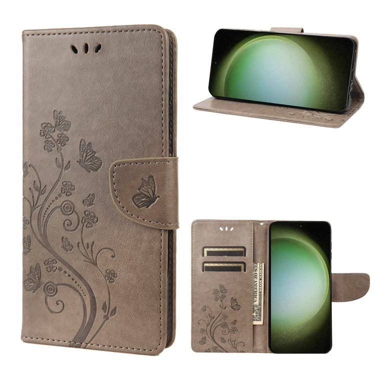 Butterfly Flower Pattern Flip Leather Phone Case, For Google Pixel 7a, For Samsung Galaxy S23 5G, For Samsung Galaxy S23+ 5G, For Samsung Galaxy S23 Ultra 5G