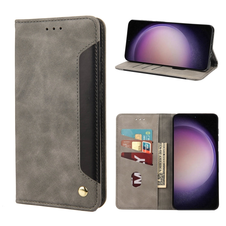 Skin Feel Splicing Leather Phone Case, For Google Pixel 7a, For Samsung Galaxy S23 5G, For Samsung Galaxy S23+ 5G, For Samsung Galaxy S23 Ultra 5G