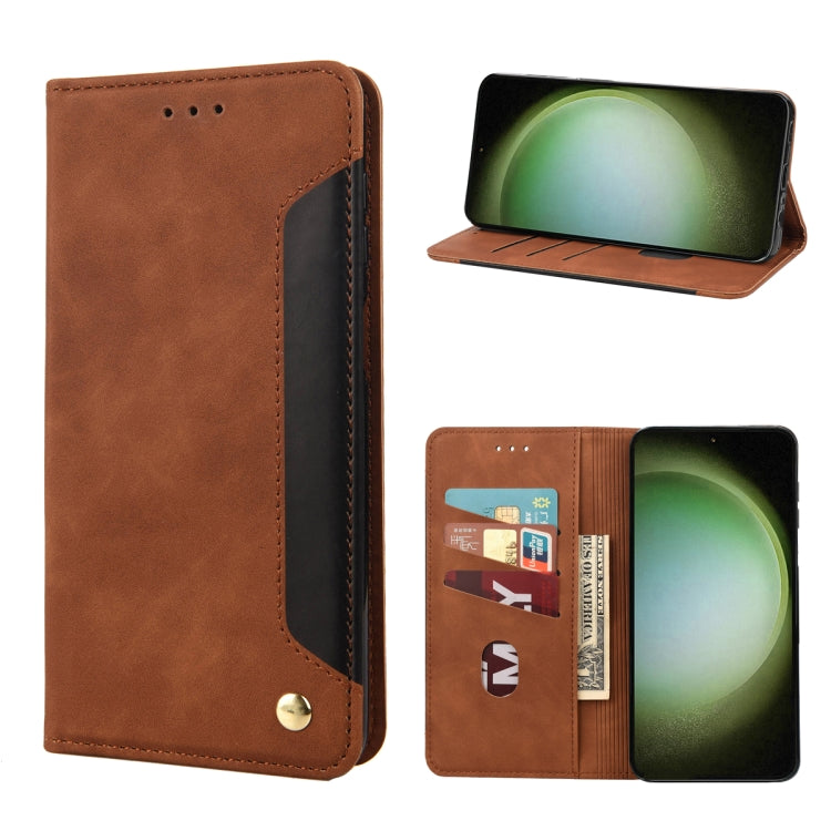 Skin Feel Splicing Leather Phone Case, For Google Pixel 7a, For Samsung Galaxy S23 5G, For Samsung Galaxy S23+ 5G, For Samsung Galaxy S23 Ultra 5G