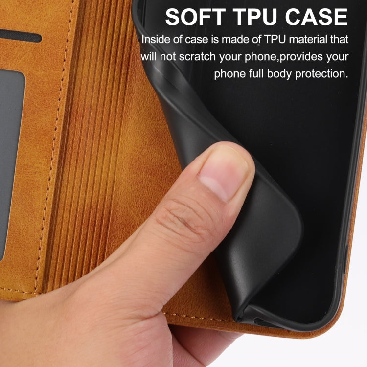 Cubic Grid Calf Texture Magnetic Closure Leather Phone Case, For Samsung Galaxy A14 5G, For Google Pixel 7A
