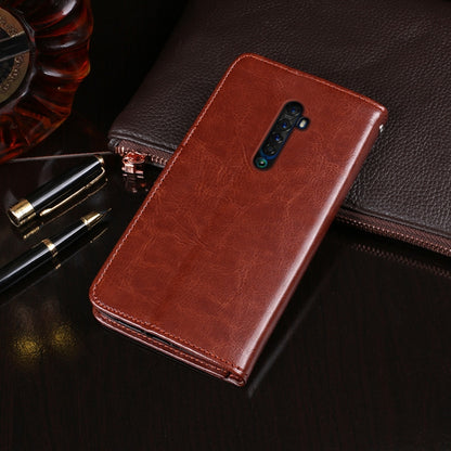 idewei Crazy Horse Texture Horizontal Flip Leather Case with Holder & Card Slots & Wallet, For OPPO Reno2, For OPPO Realme 3 Pro, For OPPO Realme 5 Pro, For OPPO Realme X2