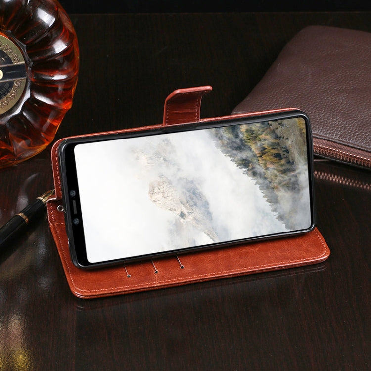 idewei Crazy Horse Texture Horizontal Flip Leather Case with Holder & Card Slots & Wallet, For Google Pixel 4, For Google Pixel 4 XL, For HTC Desire 12, For HTC Desire 12+, For HTC U11+, For HTC U12+