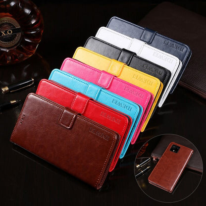 idewei Crazy Horse Texture Horizontal Flip Leather Case with Holder & Card Slots & Wallet, For Google Pixel 4, For Google Pixel 4 XL, For HTC Desire 12, For HTC Desire 12+, For HTC U11+, For HTC U12+