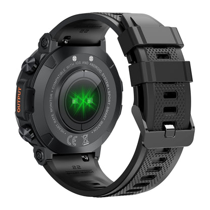 K56 Pro 1.39 inch Smart Silicone Strap Wristband Support Heart Rate Monitoring / Blood Pressure Monitoring, Silicone Strap (Black), Silicone Strap (Khaki), Silicone Strap (Green)