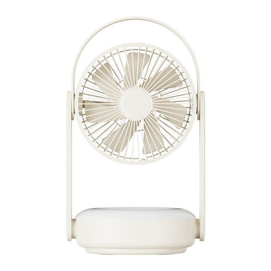 WT-F62 Ventilateur portatif d'extérieur à refroidissement par air avec chargement USB et lampe de nuit à LED