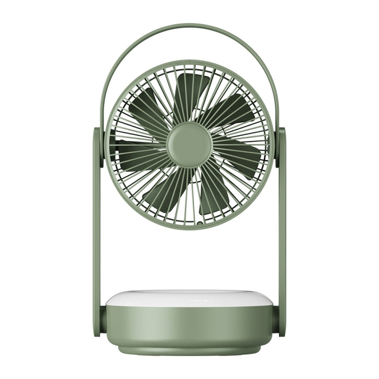 WT-F62 Ventilateur portatif d'extérieur à refroidissement par air avec chargement USB et lampe de nuit à LED