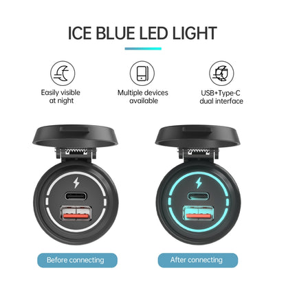 ZH-1786A2 QC3.0 USB-A + Type-C Dual Interface Car Charger, Cable Length: 60cm, ZH-1786A2