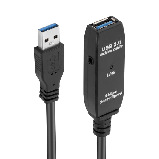 USB 3.0 Male to Female Data Sync Super Speed Extension Cable, Length:30m, 30m