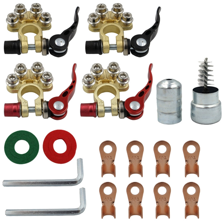 CP-3085 Car Battery Brass Stake Head Removable Battery Terminal Connector, CP-3085