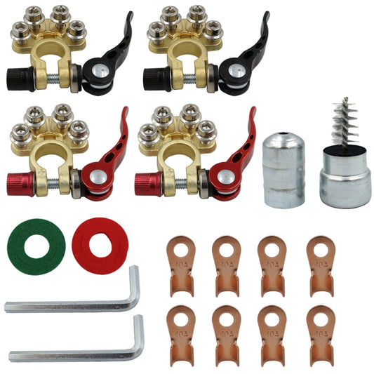 CP-3085 Car Battery Brass Stake Head Removable Battery Terminal Connector, CP-3085