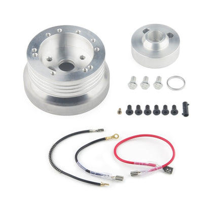 5 & 6 Hole Steering Wheel Polished Hub Adapter, Type A, Type B