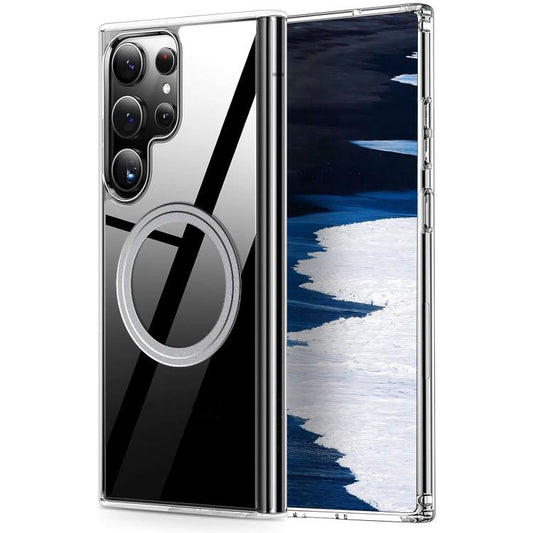 Transparent Frosted MagSafe Phone Case, For Samsung Galaxy S26 Ultra 5G, For Samsung Galaxy S25 5G, For Samsung Galaxy S25+ 5G, For Samsung Galaxy S25 Ultra 5G, For Samsung Galaxy S24 FE 5G, For Samsung Galaxy S24 Ultra 5G, For Samsung Galaxy S24+ 5G  ...