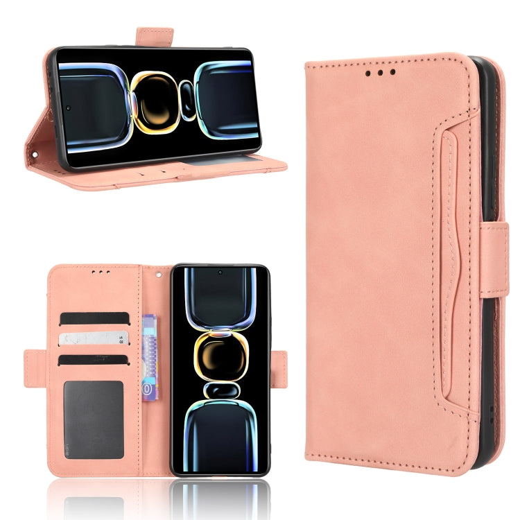 Skin Feel Calf Texture Card Slots Leather Phone Case, For Google Pixel 7a, For Xiaomi Redmi 12C / 11A, For Xiaomi Redmi K60 5G / K60 Pro, For Xiaomi Redmi K60E 5G, For Xiaomi Redmi Note 12 Pro 5G Speed, For Kyocera Android One S10, For Blackview A52   ...