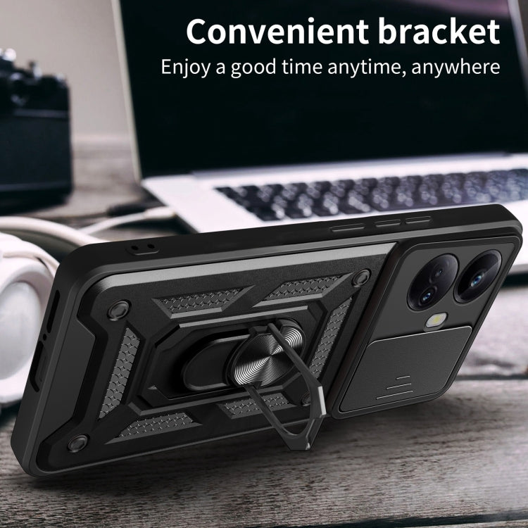 Sliding Camera Cover Design Phone Case, For Realme 10 Pro+ 5G, For Realme C33 4G